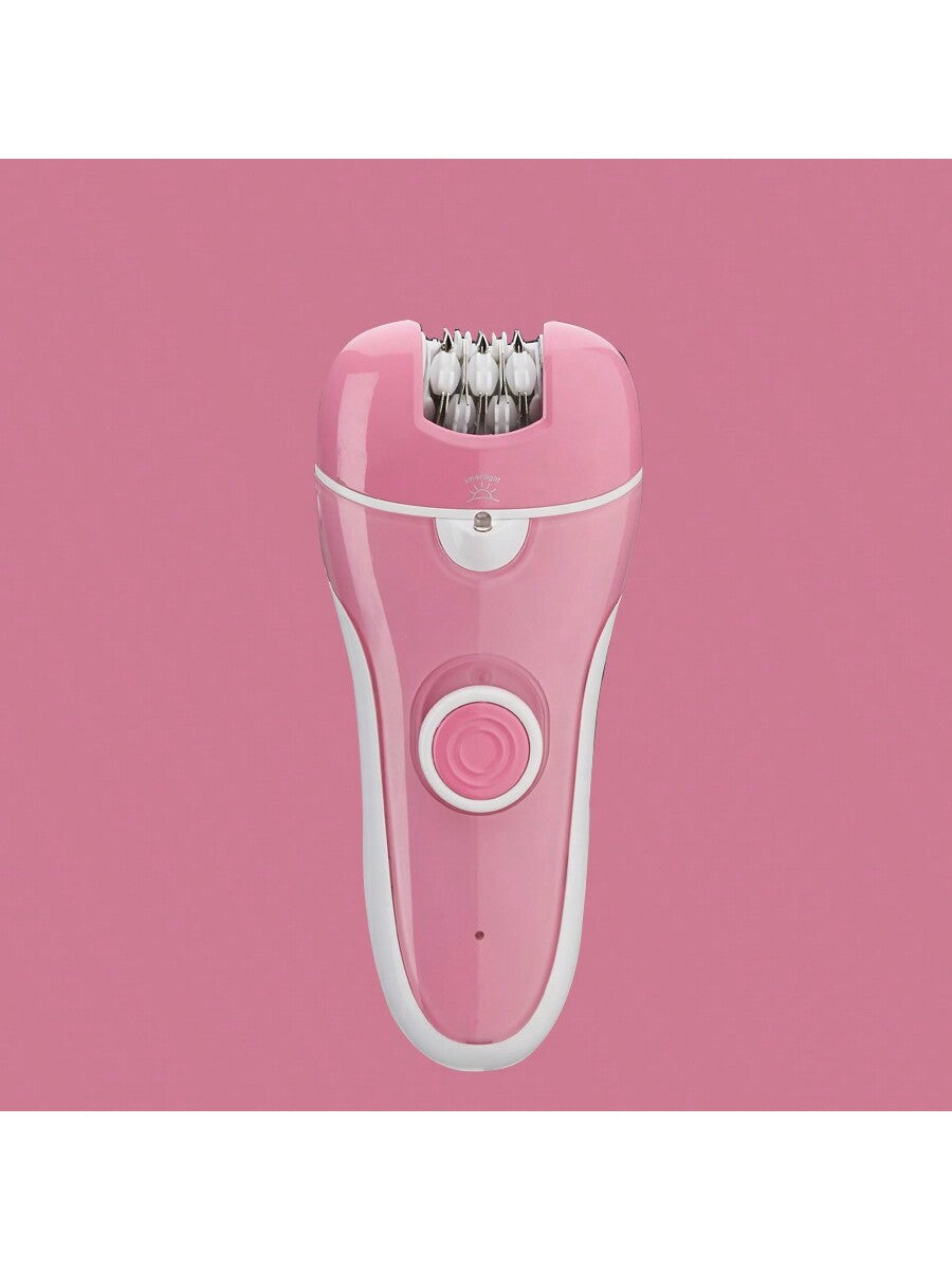 3-in-1 Electric Hair Clipper, Foot Grinder With Light, And Hair Removal Tool With Interchangeable Heads