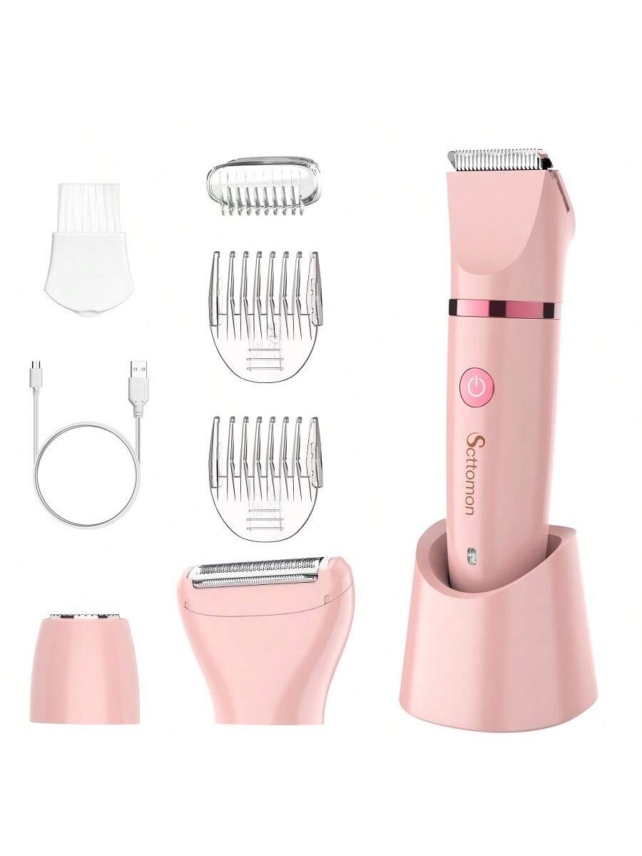 1pc Full Body Washable Electric 3-In-1 Women'S Shaver