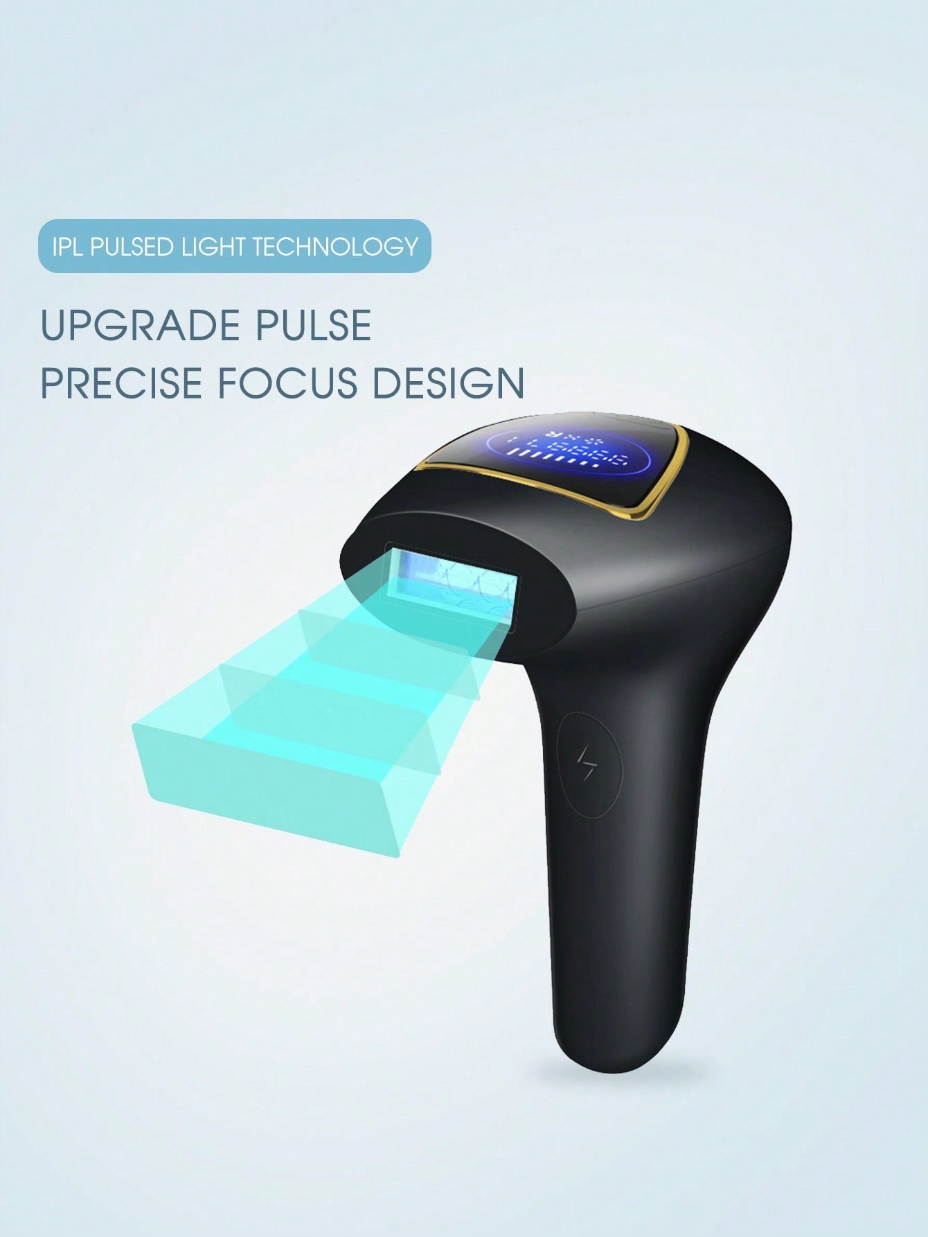 1pc Black Plug Powered Epilator 990,000 Flashes Hair Removal Device for Women Bikinis A8A201-2