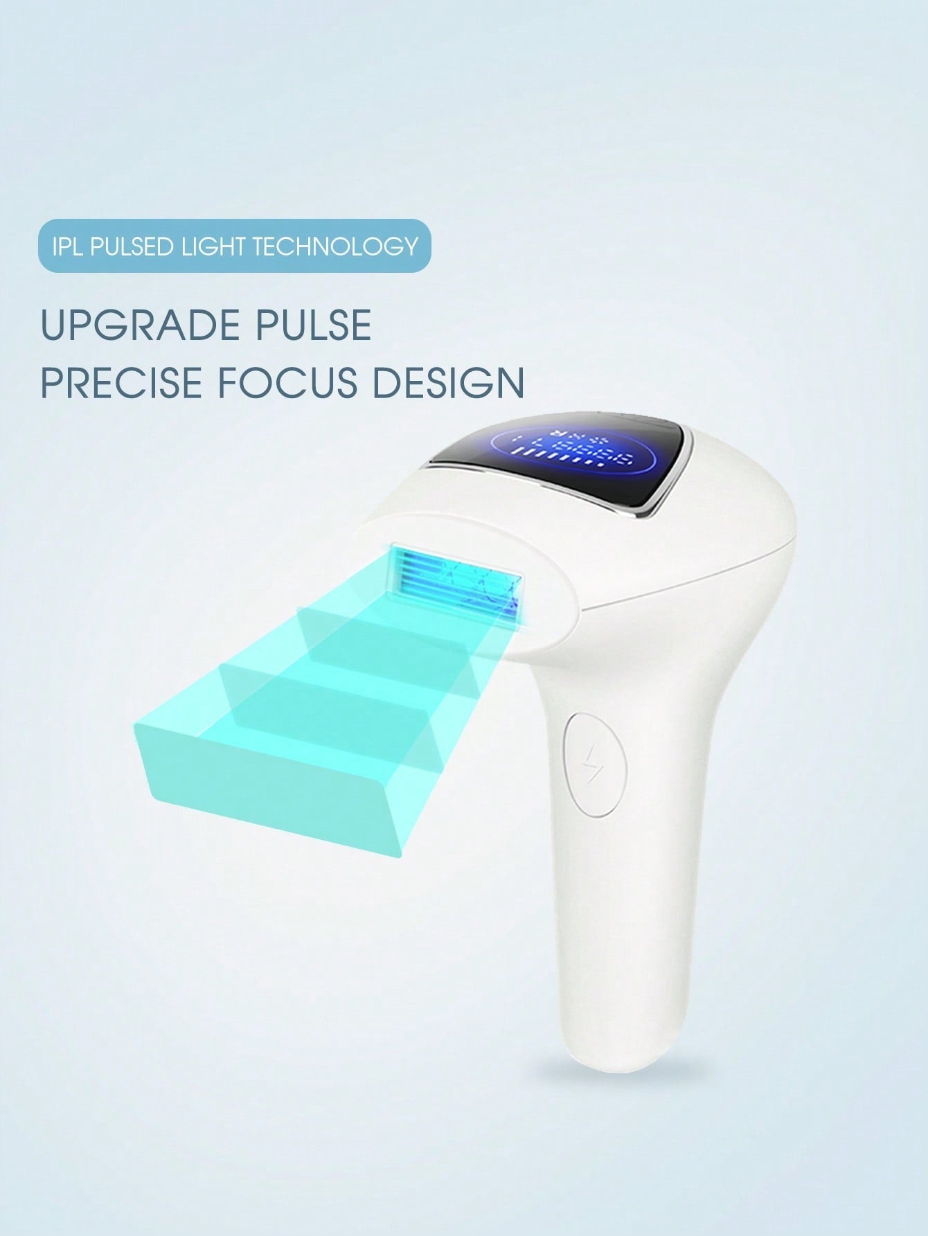 1pc White Plug Powered Epilator 990,000 Flashes Hair Removal Device for Women Body A8A202-2
