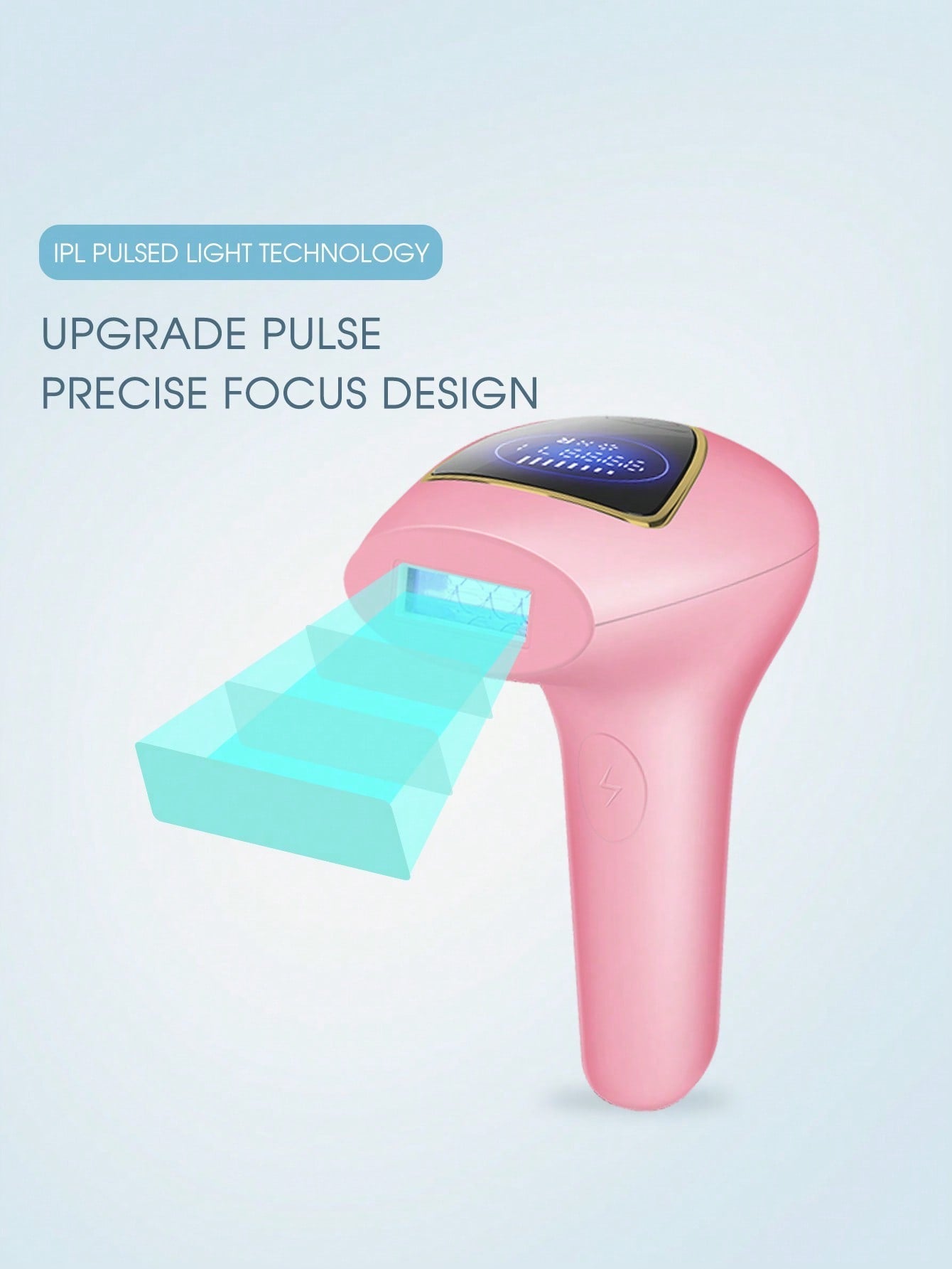 1pc Pink Plug Powered Epilator 990,000 Flashes Hair Removal Device for Women Arms A8A203-2