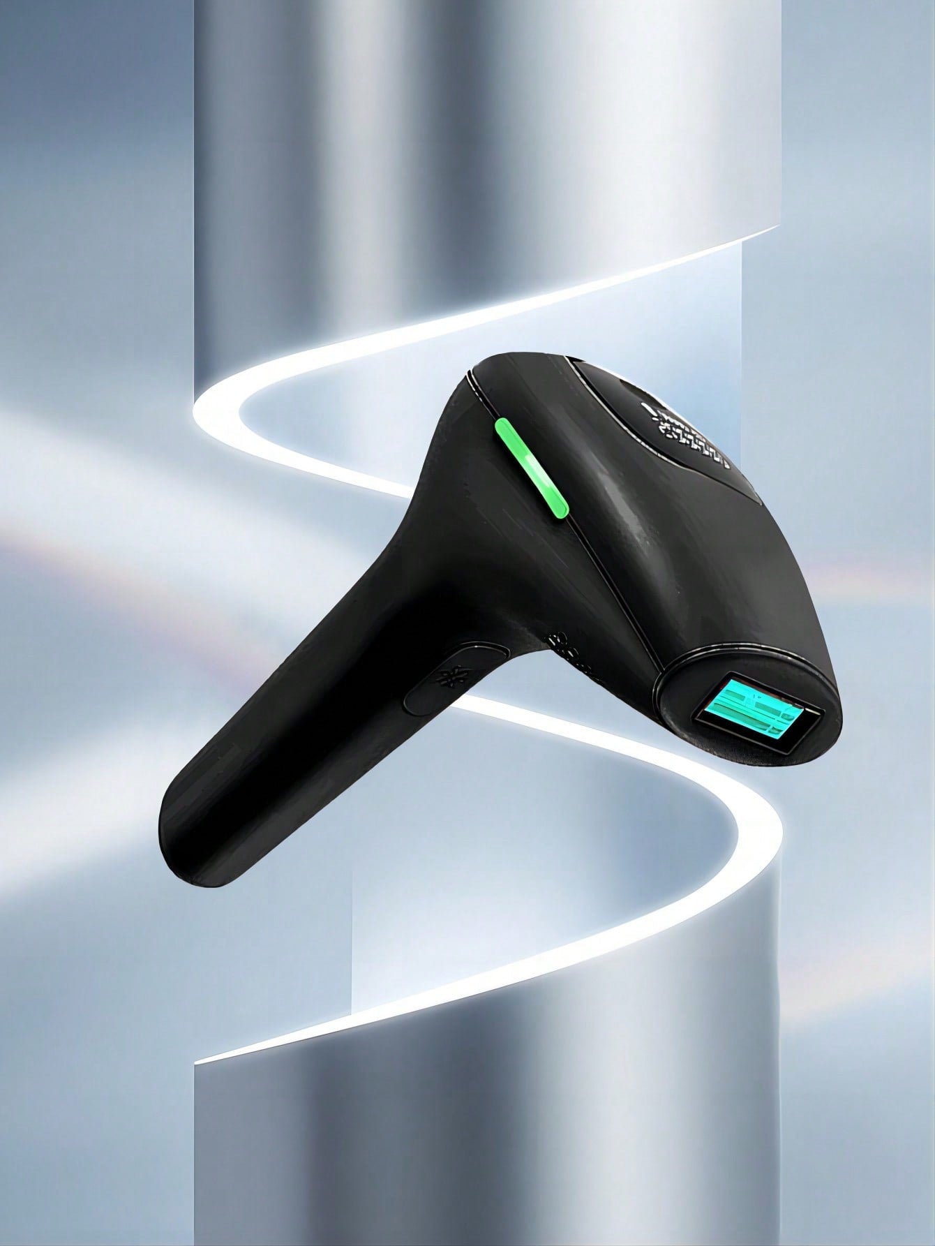 1pc Black Plug Powered Epilator 999,999 Flashes Hair Removal Device for Women Body A8X202-2