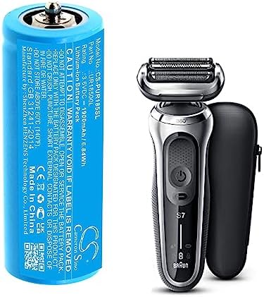 1900mAh Replacement Battery for Braun 3018765, Rasierer Series 7, 2011, 2012, 5375, 5375 Silk-epil, 5377, 5377 Silk-epil, 5671, 5671 Silk-epil, 5673 Silk-epil, 5674 Silk-epil, Silk Epil Xpressive