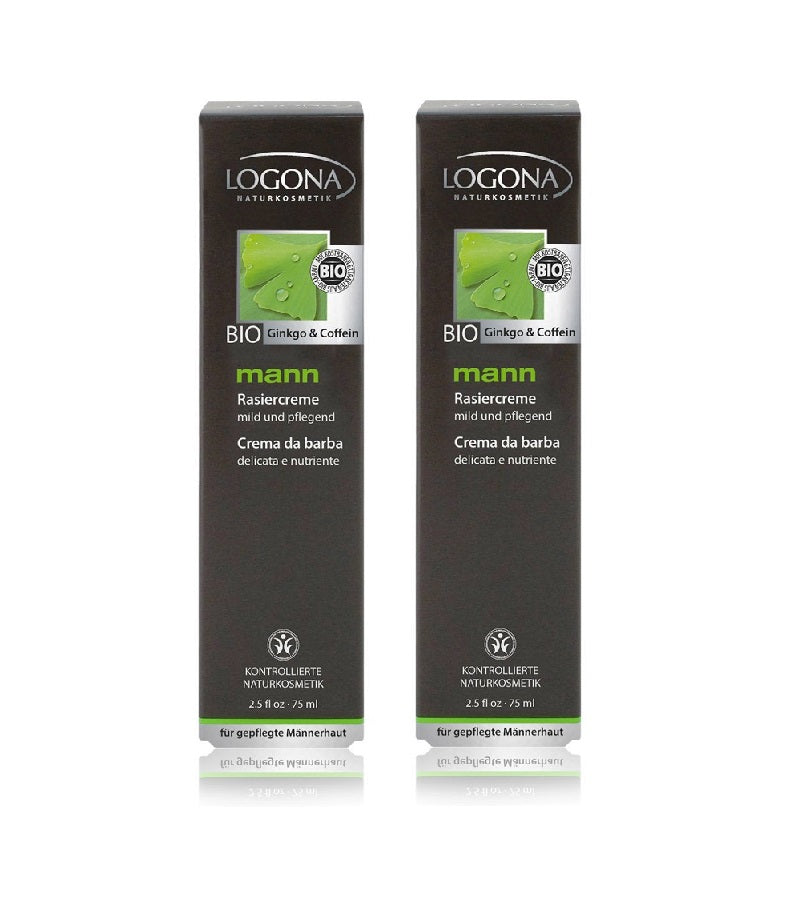 2xPack Logona Man Shaving Cream - 150 ml